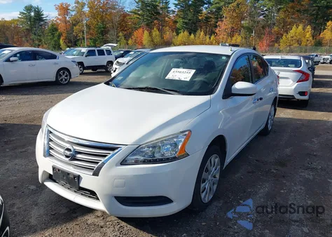 2014 Nissan Sentra Fe+ S/Fe+ Sv/S/Sl/Sr/Sv из США, поврежденный, VIN 3N1AB7AP1EL648169